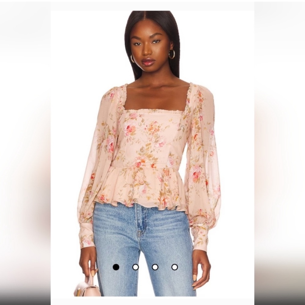 NWT Yumi Kim Floral Beatrice Top M